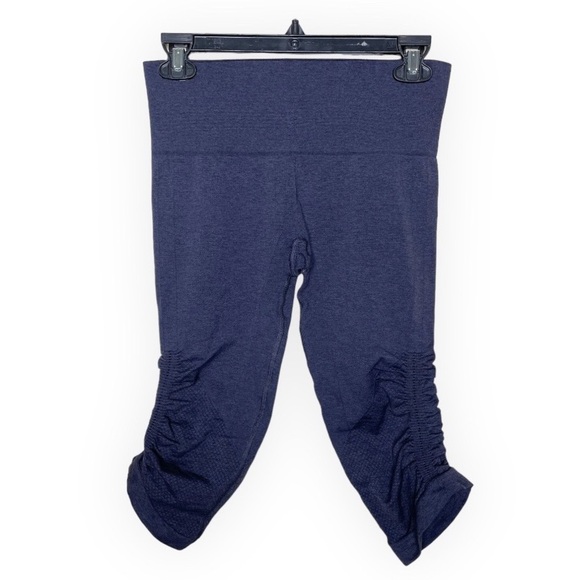 Lululemon In The Flow Crop Legging Heathered Cadet Blue - Picture 5 of 11